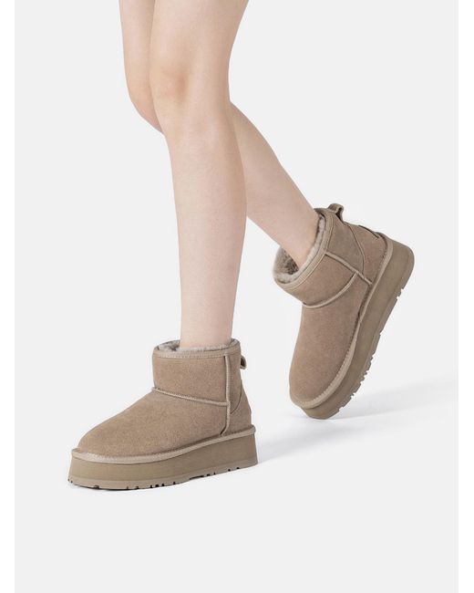 EVER AU Multicolor Boots Dusky