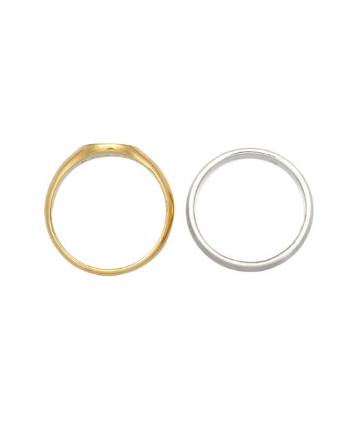 Kuzzoi Ring in White für Herren