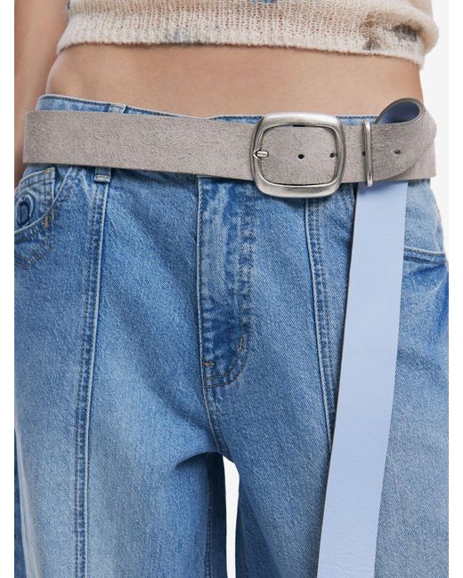 Desigual Gray Gürtel
