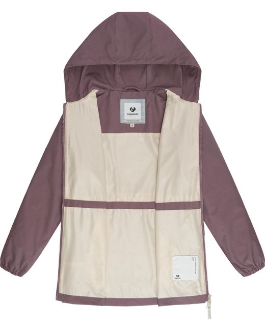 Ragwear Purple Übergangsparka 'Monadissimo B'