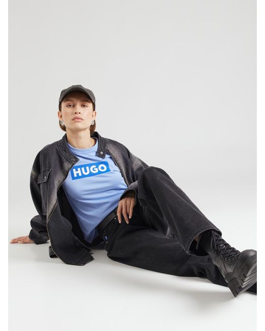 HUGO Blue T-shirt 'classic'