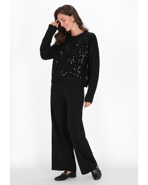 Usha Black Pullover