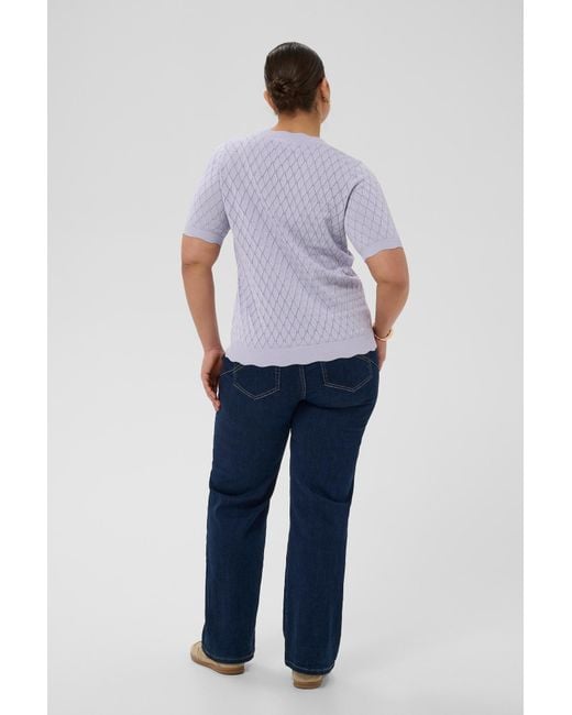 Kaffe Purple Pullover Birthe
