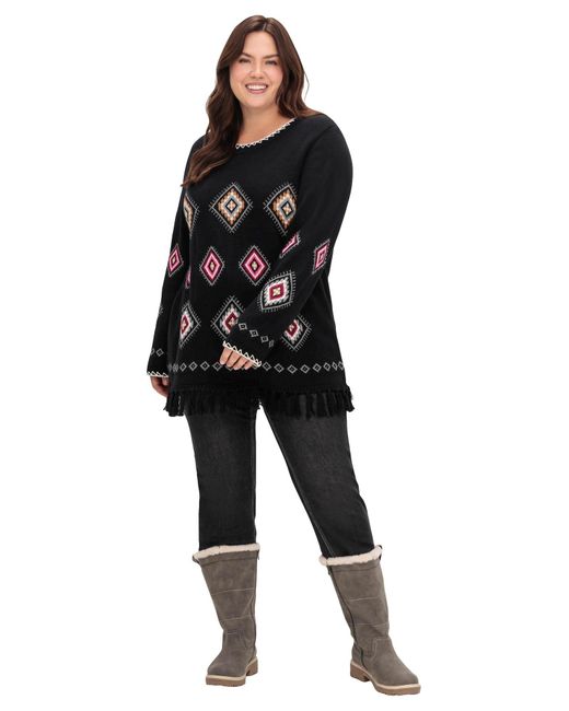 Sheego Black Pullover