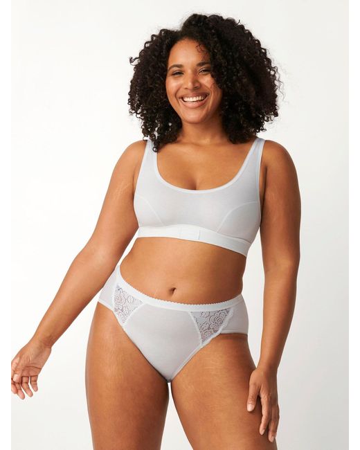 Sloggi White Midislip Chic