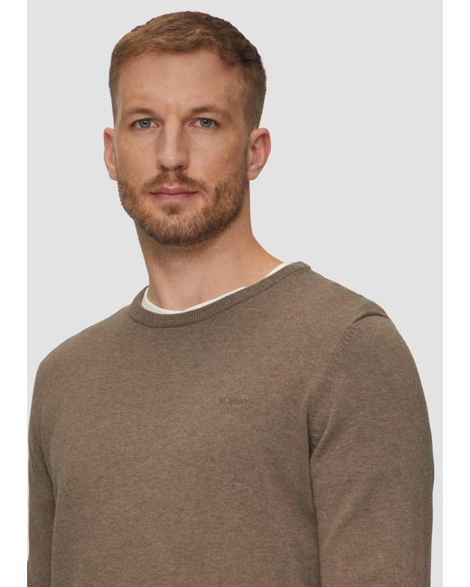 S.oliver Pullover in Brown für Herren