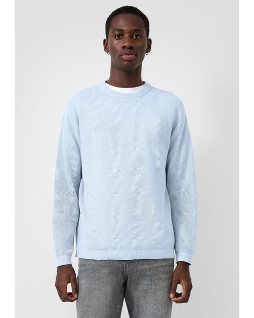 QS Strickpullover in Blue für Herren
