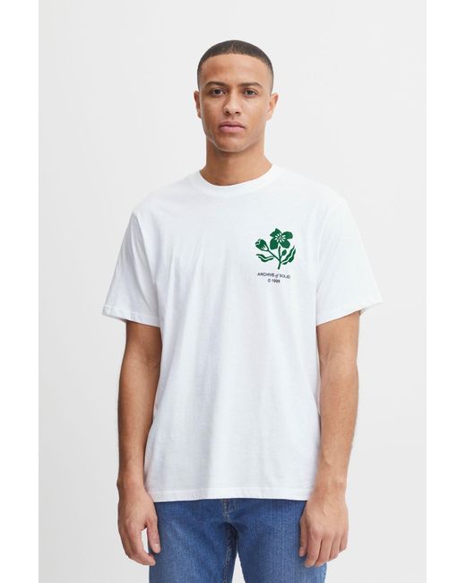 Solid T-shirt 'sdfulton' in White für Herren