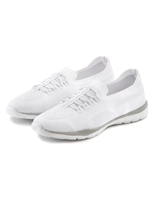 Lascana White Slip On