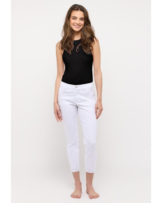 ANGELS White Jeans Ornella Sparkel