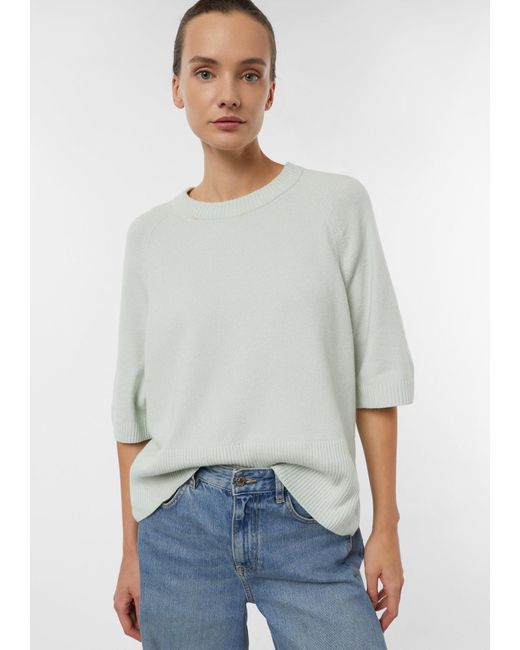 Comma, White Pullover