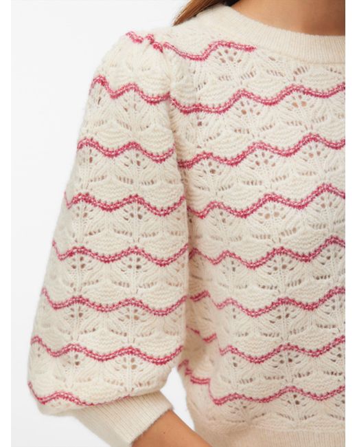 Vero Moda Pink Pullover Vmleonor