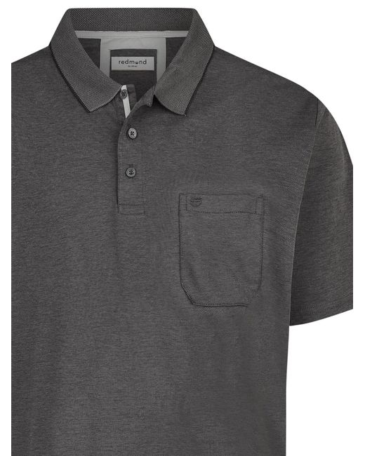 Redmond Shirt Basic in Black für Herren
