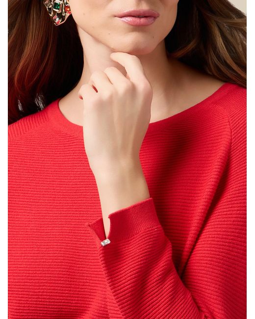 Oltre Red Pullover