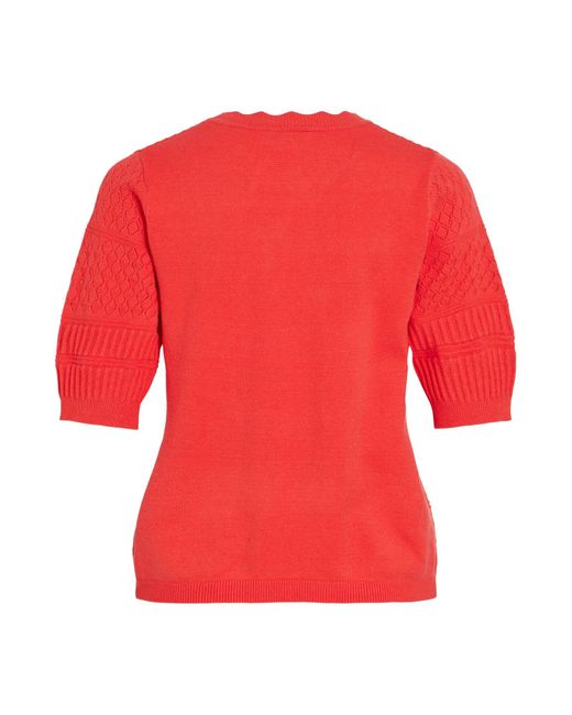 Vila Red Pullover Vimilos