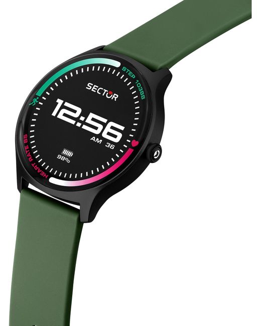 Sector Uhr in Black für Herren