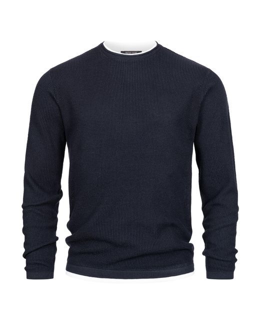 INDICODE Pullover Villads in Blue für Herren