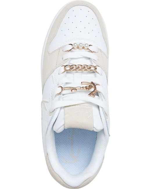 Karlkani White Sneaker 'Kk 89 Up Logo Prm'