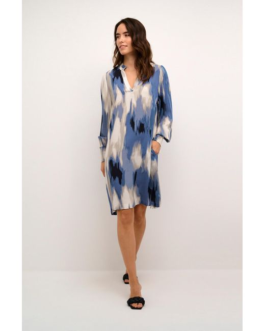 Kaffe Blue Kleid 'Beathe'