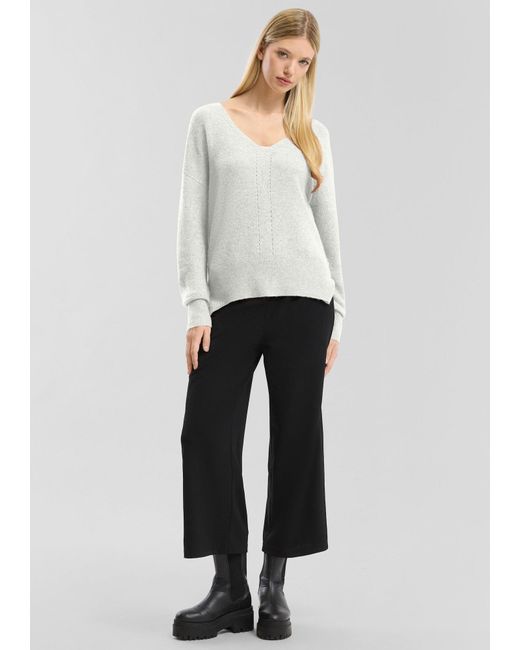 QS White Pullover