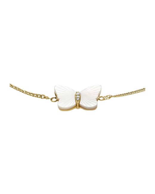 Fossil White Armband