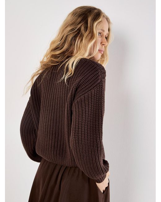 Apricot Black Pullover