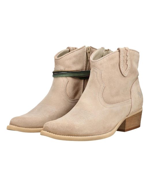 Felmini Natural Ankle Boots