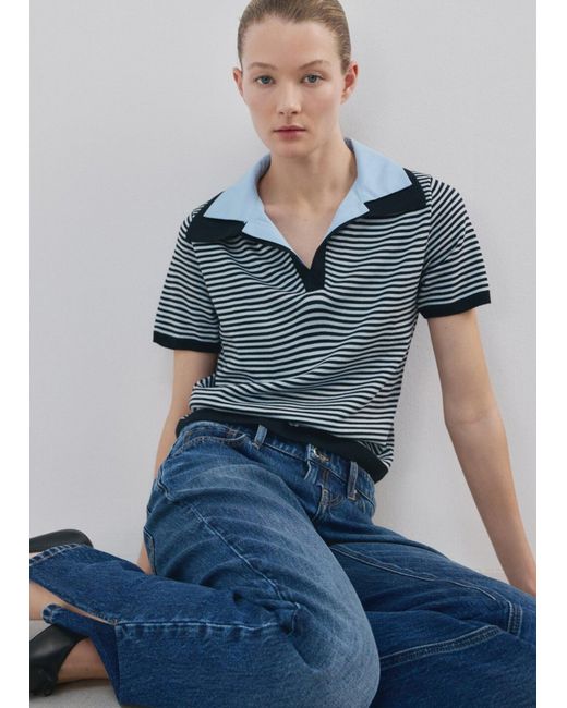 Mango Blue Pullover Cesar