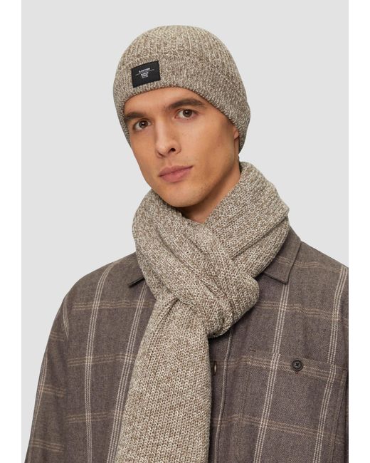 S.oliver Mütze in Gray für Herren