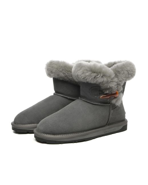 EVER AU Gray Boots Robin