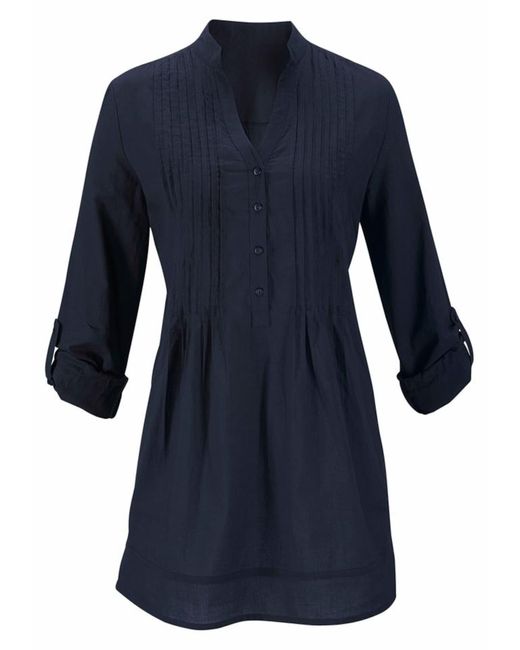 Cheer Blue Longbluse