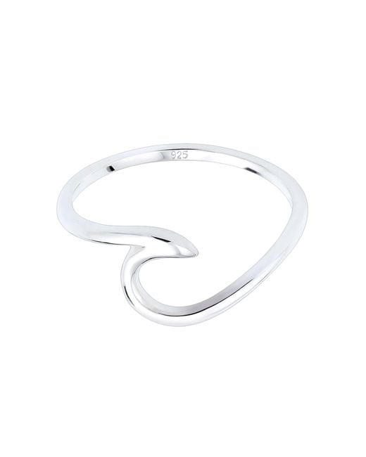 Elli Jewelry Metallic Ring Wellen