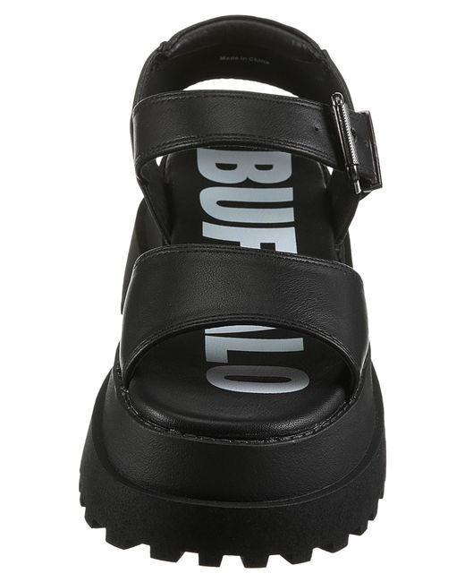 Buffalo Black Sandale Pluto Jojo