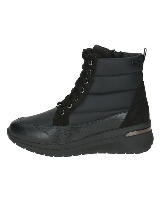 Caprice Black Schnürstiefelette