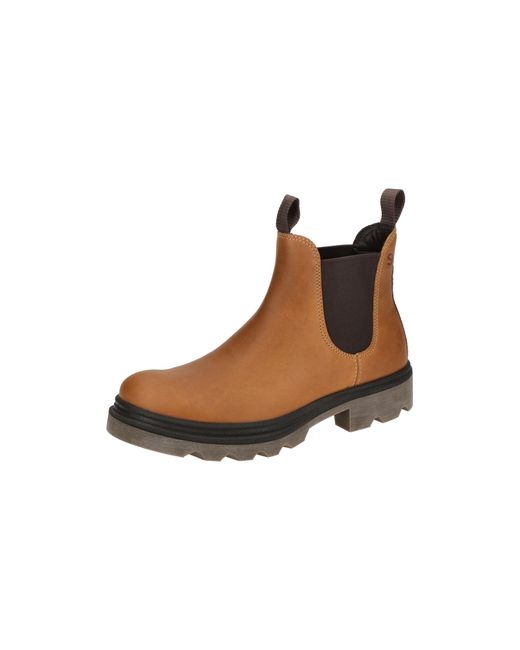 Ecco Boots Grainer Herren Chelsea Stiefelette Amber 214704 in White für Herren