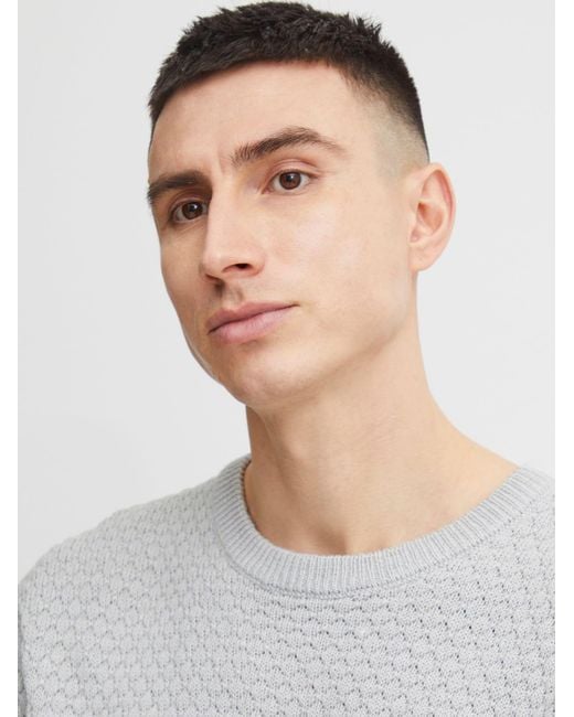 Solid Pullover Clive in Gray für Herren
