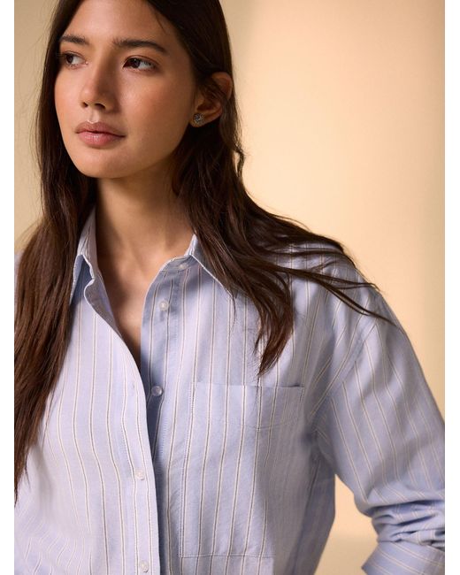 Next Blue Bluse