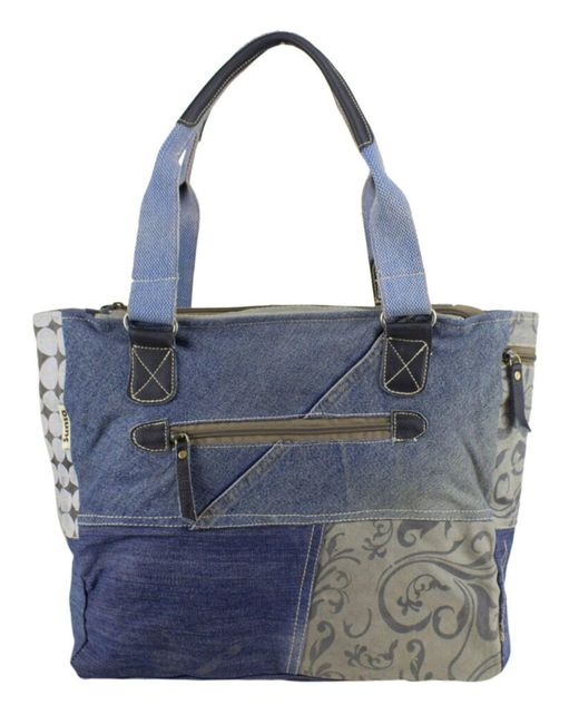 Sunsa Blue Shopper