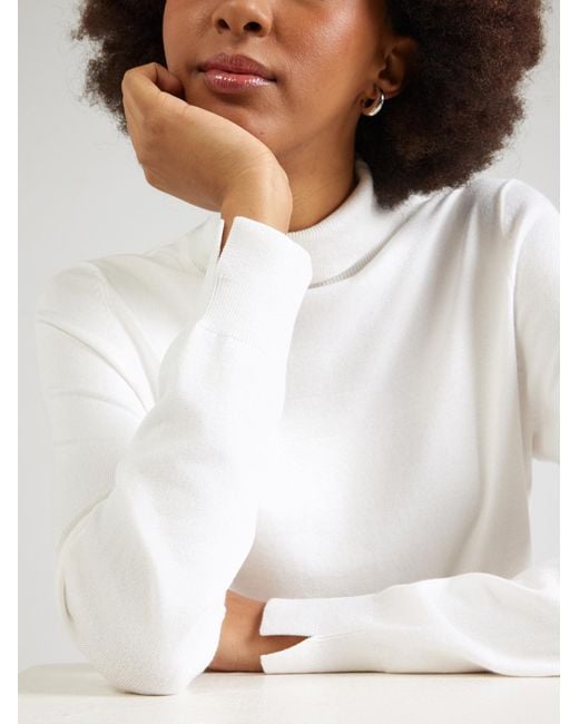 Comma, White Pullover
