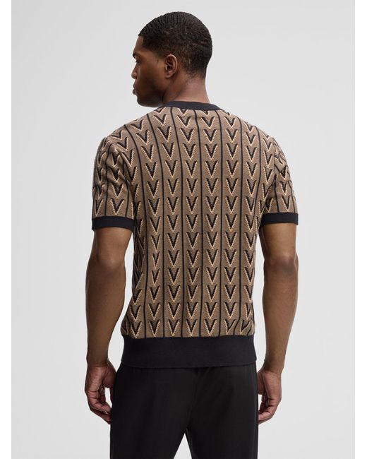 Strellson Strickshirt Robas in Black für Herren