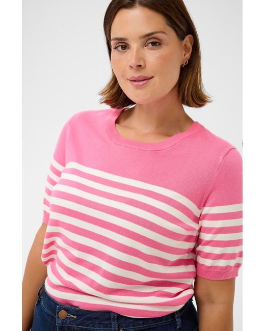 Kaffe Pink Pullover Clizzy