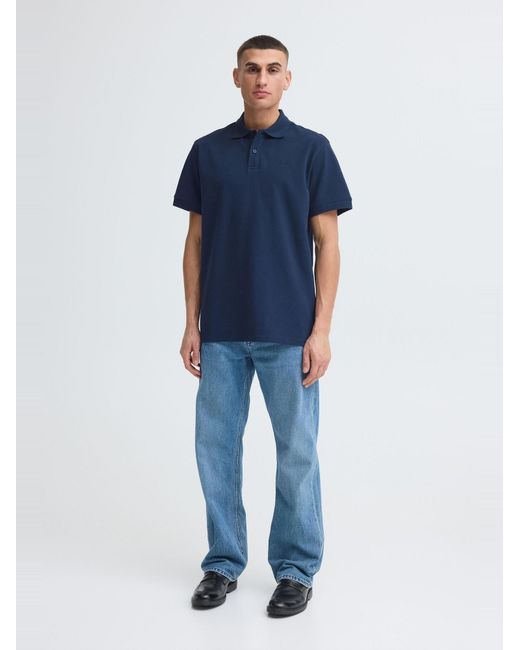 Solid Poloshirt Sdbetova in Blue für Herren