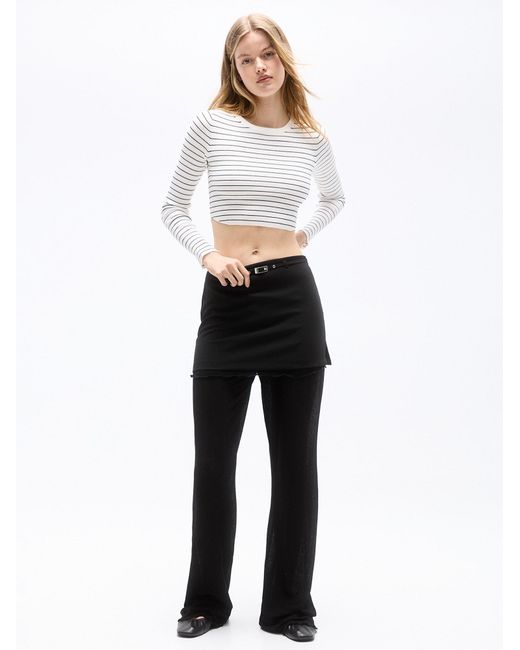 Pull&Bear White Pullover
