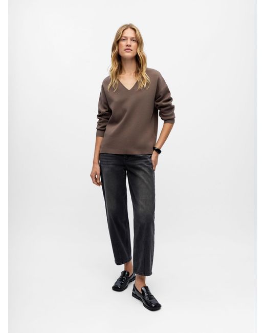 Object Brown Pullover Objreynard