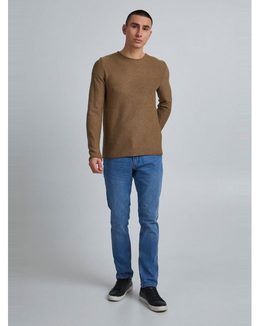 Solid Pullover in Brown für Herren