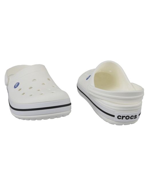 CROCSTM Clogs Crocband in White für Herren