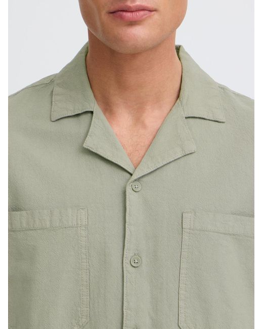 Solid Kurzarmhemd Sdneel in Green für Herren