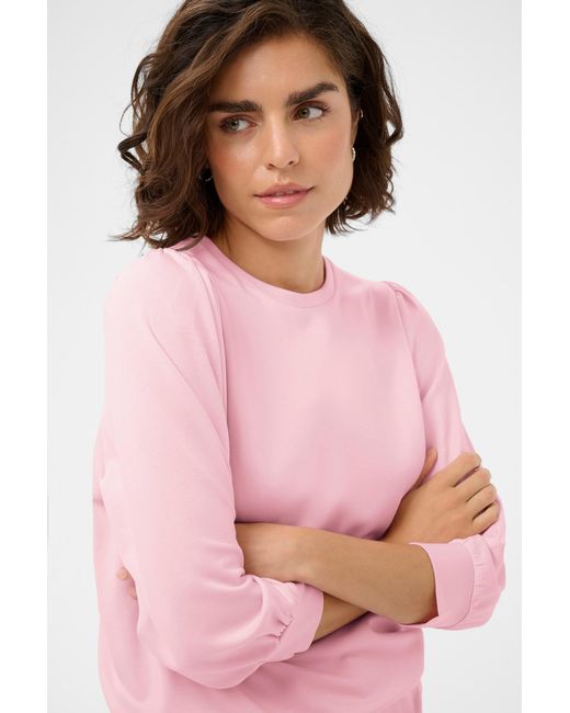 Kaffe Pink Sweatshirt Kaannie