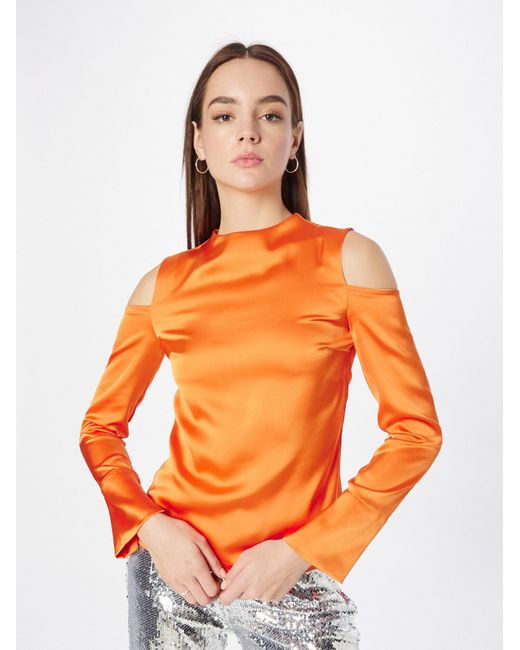 Oval Square Orange Bluse Dance
