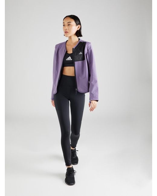 Adidas Originals Purple Sportjacke 'ultimate running'